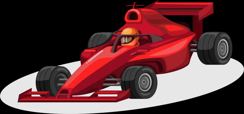 CT Racing App logo: a red Formula 1 car